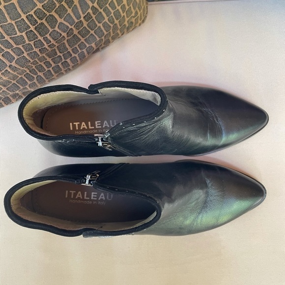 ITALEAU Miralda Waterproof Leather Stud Bootie 11 - Picture 2 of 9